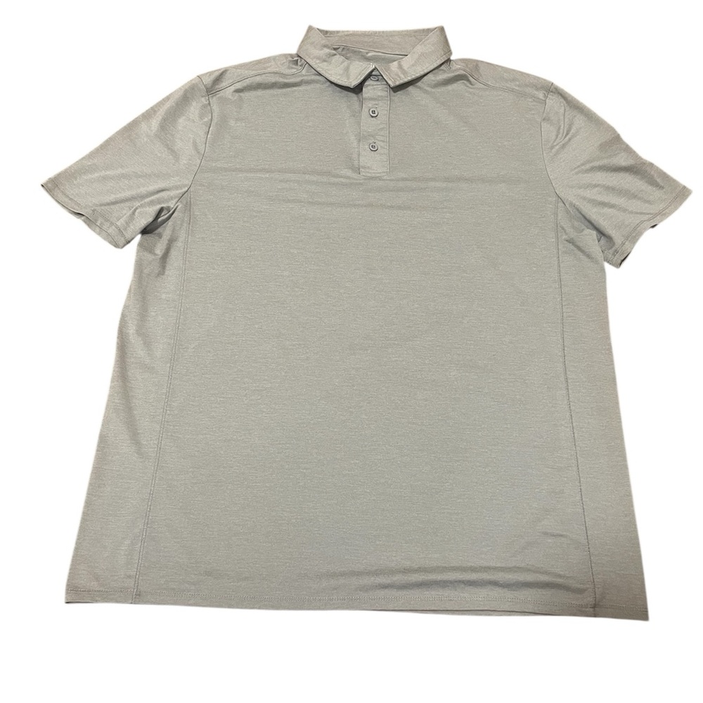 Men's Quince Short Sleeve Polo Shirt - Light Gray